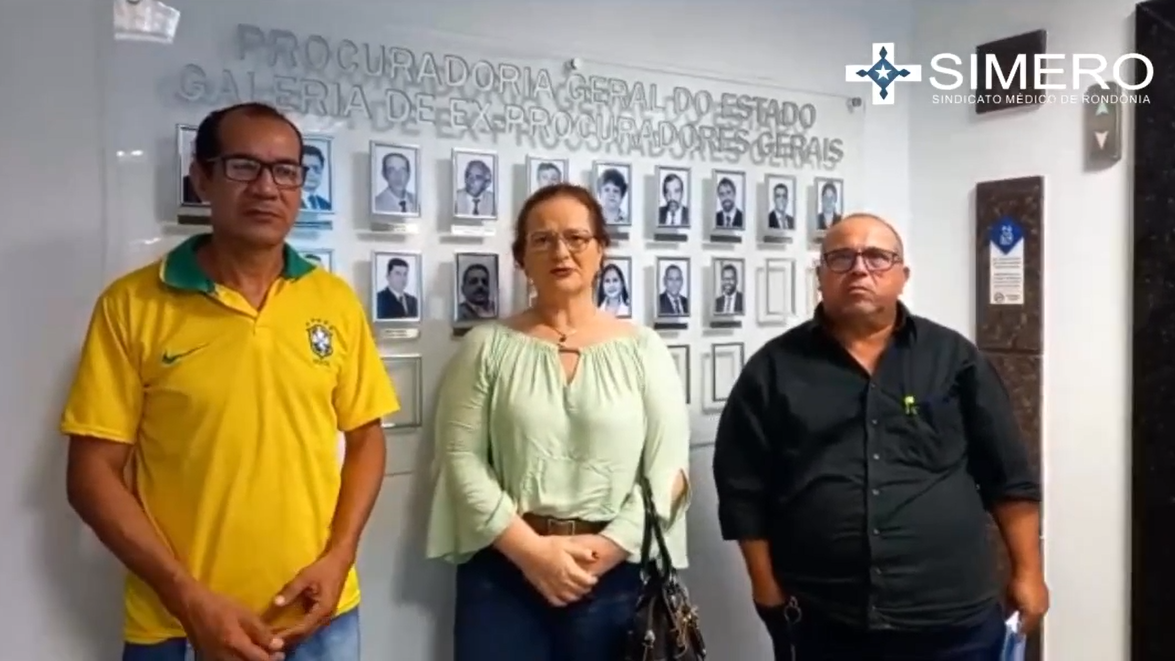 Simero debate sobre plantões de médicos em reunião com a PGE-RO