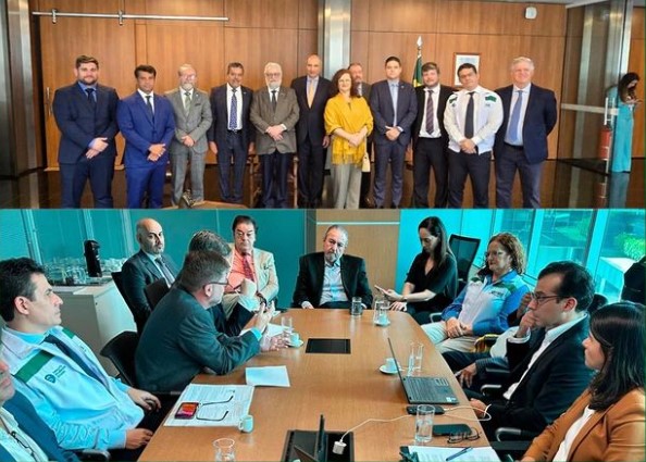 Simero participa de reuniões em Brasília e discute revogação de Decreto Nº 11.999/24, reajustes para programas de saúde e melhorias para o médicos